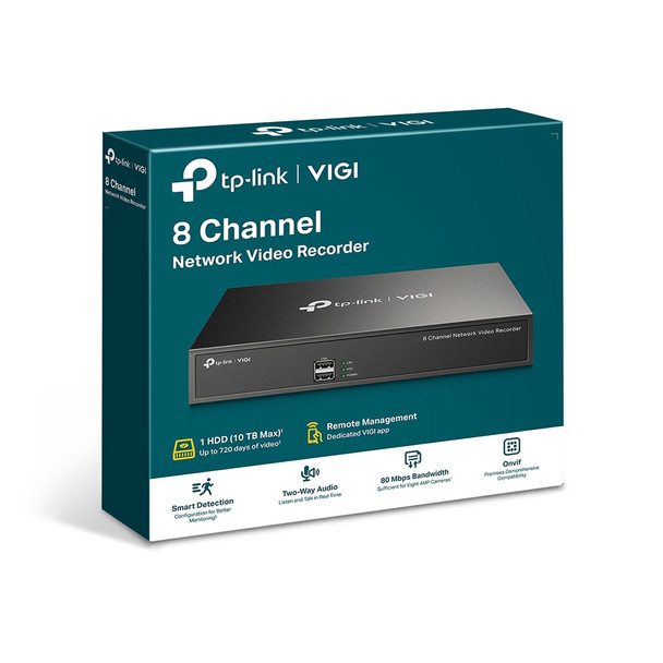 TP-Link VIGI 8 Channel Network Video Recorder 840030701450