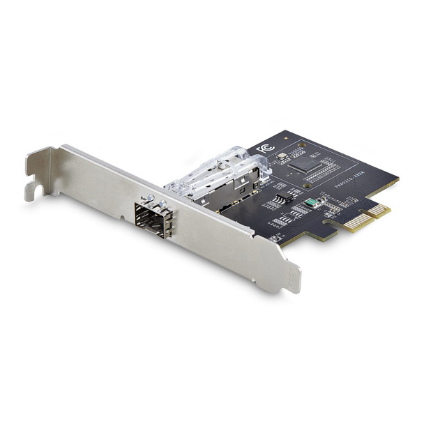 StarTech.com 1-Port GbE SFP Network Card, PCIe 2.1 x1, Intel I210-IS, 1GbE Controller, 1000BASE Copper/Fiber Optic, Single-Port Gigabit Ethernet NIC, Desktop/Server Backplanes - Windows and Linux Compatible 065030899987