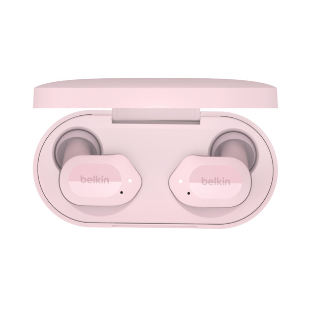 Belkin SOUNDFORM Play Headset True Wireless Stereo (TWS) In-ear Bluetooth Pink 745883834754