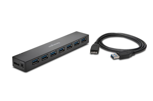 Kensington UH7000C USB 3.2 Gen 1 (3.1 Gen 1) Micro-B 5000 Mbit/s Black 085896391234