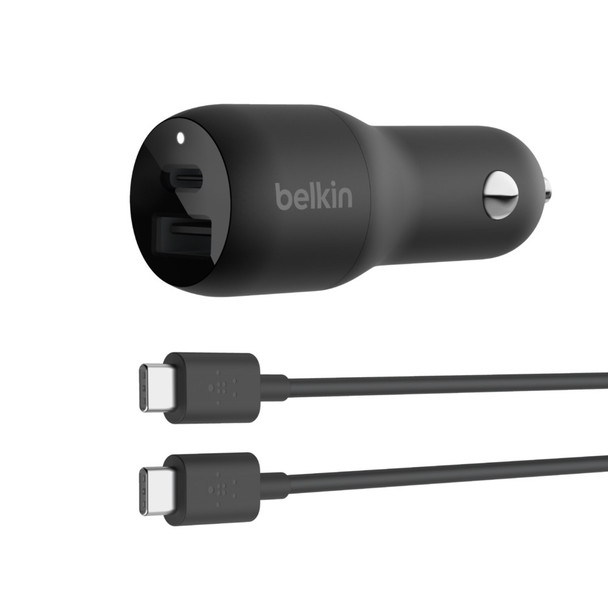 Belkin CCB004bt1MBK-B6 Smartphone, Tablet Black Cigar lighter Fast charging Indoor 745883829354