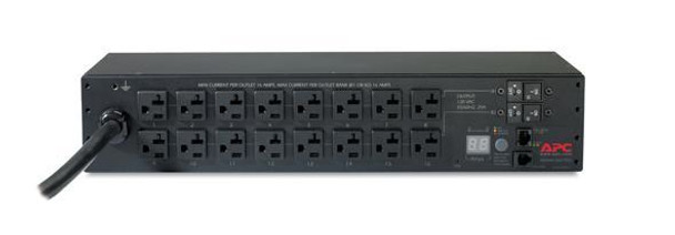 APC AP7802B power distribution unit (PDU) 16 AC outlet(s) 2U Black 731304331476