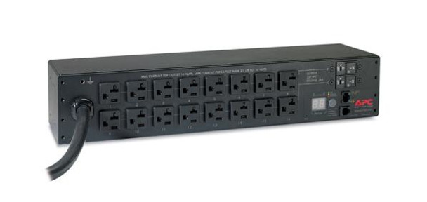 APC AP7802B power distribution unit (PDU) 16 AC outlet(s) 2U Black 731304331476