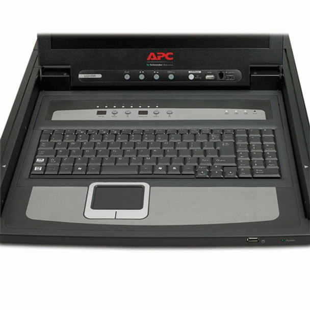 APC AP5808 rack console 43.2 cm (17") Black 731304278801