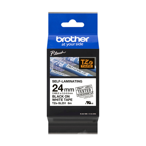 Brother TZe-SL251 printer ribbon Black 012502663003