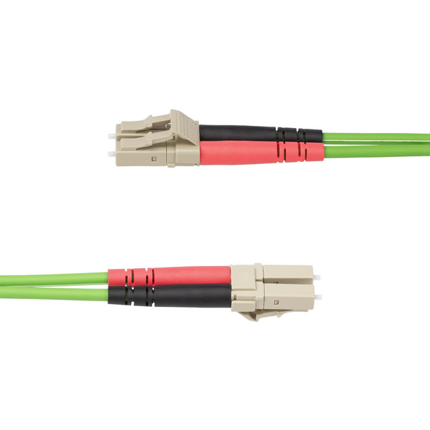 StarTech.com 15m (50ft) LC to LC (UPC) OM5 Multimode Fiber Optic Cable, 50/125µm Duplex LOMMF Zipcord, VCSEL, 40G/100G, Bend Insensitive, Low Insertion Loss, LSZH Fiber Patch Cord 065030900980