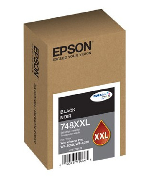 Epson T748XXL120 ink cartridge Original Extra (Super) High Yield Black 010343914445