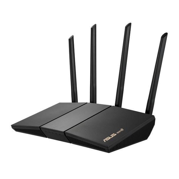 ASUS RT-AX57 wireless router Gigabit Ethernet Dual-band (2.4 GHz / 5 GHz) Black 195553864657