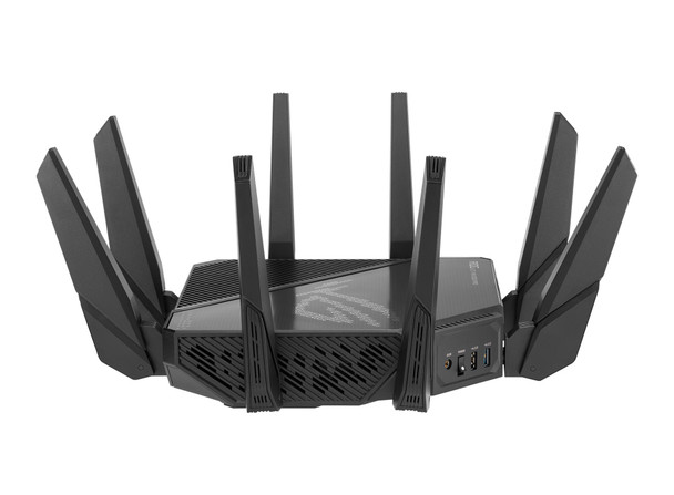 ASUS ROG Rapture GT-AX11000 Pro wireless router Gigabit Ethernet Tri-band (2.4 GHz / 5 GHz / 5 GHz) Black 195553264358