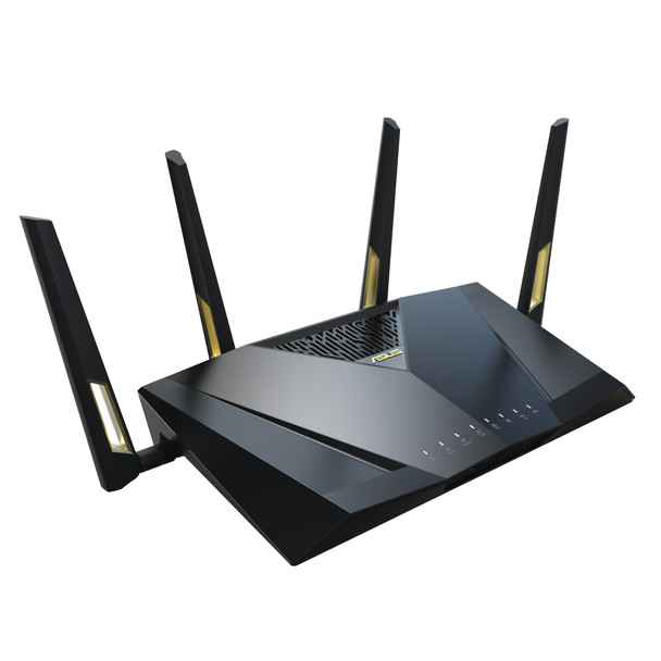 ASUS RT-AX88U Pro wireless router Multi-Gigabit Ethernet Dual-band (2.4 GHz / 5 GHz) Black 195553911078