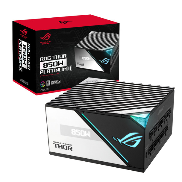 ASUS ROG -THOR-850P2-GAMING power supply unit 850 W 20+4 pin ATX Black, Blue, Grey 195553236386