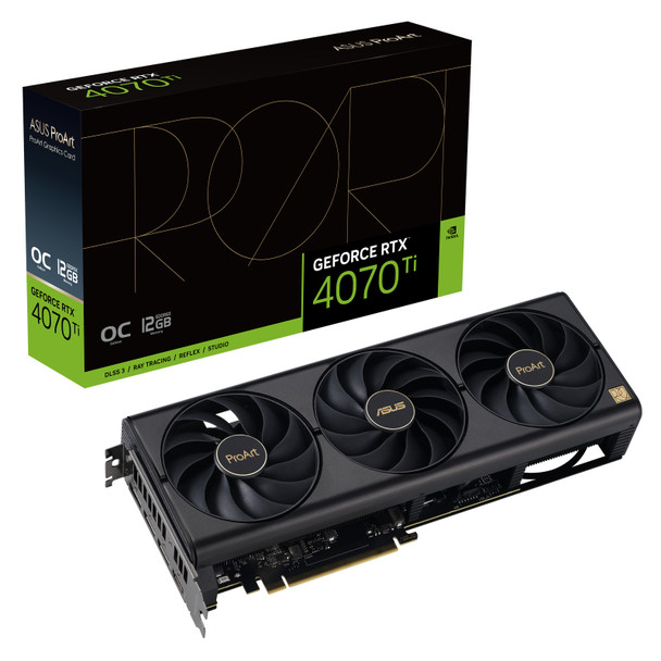 ASUS PROART-RTX4070TI-O12G NVIDIA GeForce RTX 4070 Ti 12 GB GDDR6X 197105182806