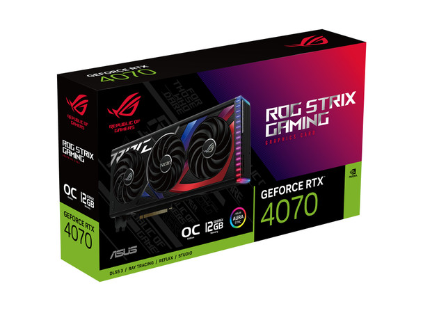 ASUS ROG -STRIX-RTX4070-O12G-GAMING NVIDIA GeForce RTX 4070 12 GB GDDR6X 197105175860