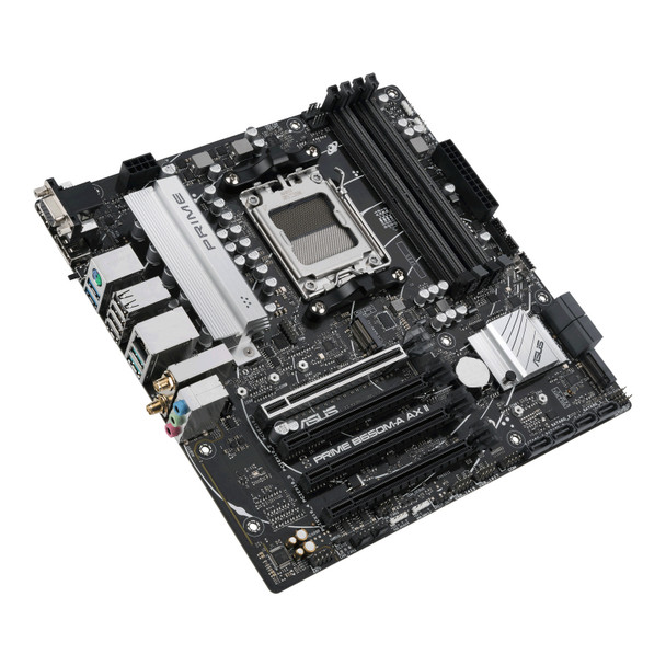 ASUS PRIME B650M-A AX II motherboard AMD B650 Socket AM5 micro ATX 197105020481