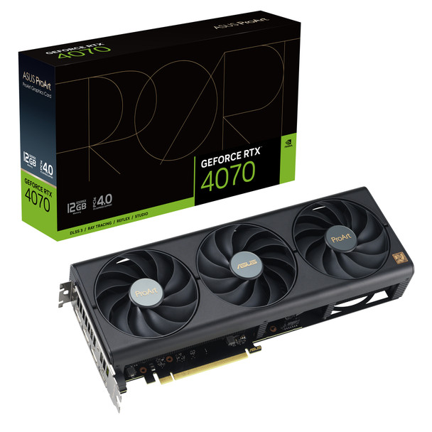 ASUS ProArt-RTX4070-O12G NVIDIA GeForce RTX 4070 12 GB GDDR6X 197105301566