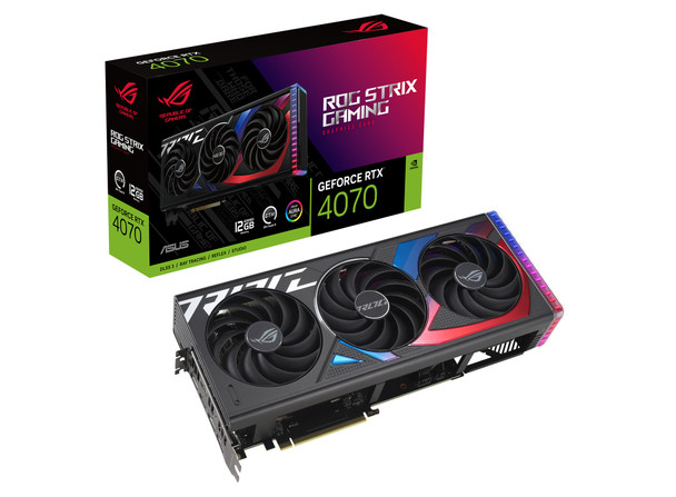 ASUS ROG -STRIX-RTX4070-12G-GAMING NVIDIA GeForce RTX 4070 12 GB GDDR6X 197105175877