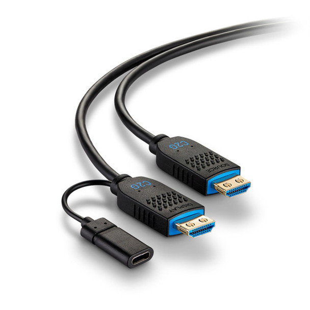 C2G 25ft (7.6m) Performance Series High Speed HDMI® Active Optical Cable (AOC) - 4K 60Hz Plenum Rated 757120414827
