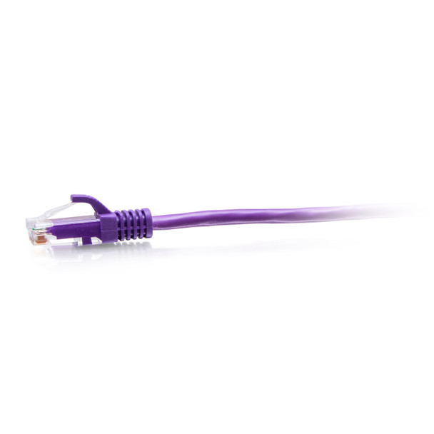 C2G 0.9m Cat6a Snagless Unshielded (UTP) Slim Ethernet Patch Cable - Purple 757120301899