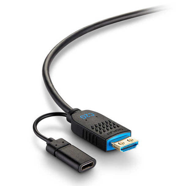 C2G 15ft (4.5m) Performance Series High Speed HDMI® Active Optical Cable (AOC) - 4K 60Hz Plenum Rated 757120414803