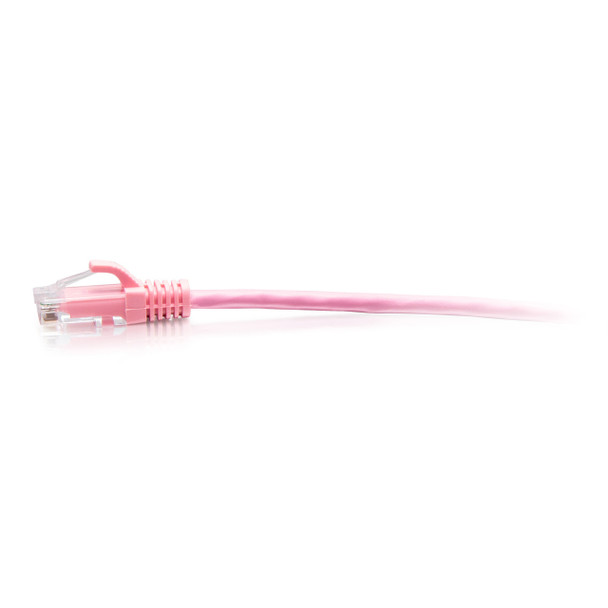 C2G 3m Cat6a Snagless Unshielded (UTP) Slim Ethernet Patch Cable - Pink 757120301998