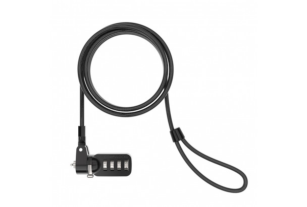 Compulocks T-bar Security Combination Cable Lock Black 856282004010
