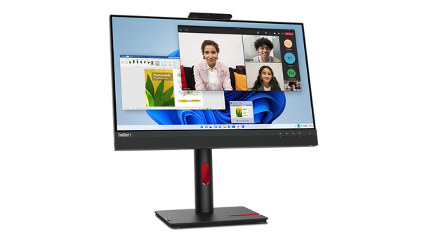 Lenovo ThinkCentre Tiny-In-One 24 LED display 60.5 cm (23.8") 1920 x 1080 pixels Full HD Touchscreen Black 196804349343