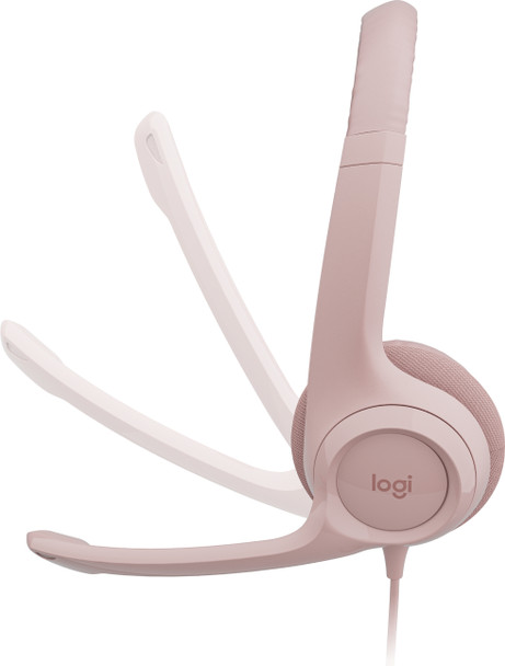 Logitech H390 Headset Wired Head-band Office/Call center USB Type-A Pink 97855181954