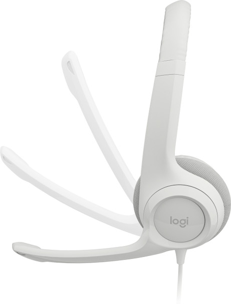 Logitech H390 Headset Wired Head-band Office/Call center USB Type-A White 97855181978