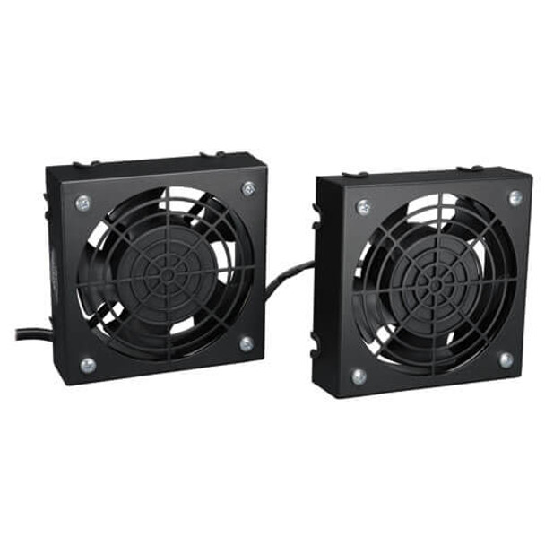 Tripp Lite SmartRack Wall-Mount Roof Fan Kit - 2-120V high-performance fans; 210 CFM; 5-15P plug 46178