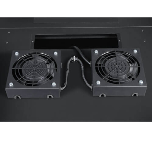 Tripp Lite SmartRack Wall-Mount Roof Fan Kit - 2-120V high-performance fans; 210 CFM; 5-15P plug 46178