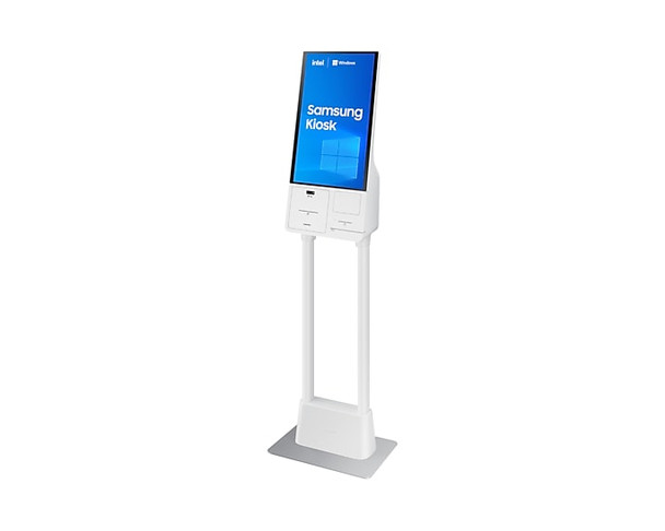 Samsung LH24KMC3BGCXZC Signage Display Kiosk design 61 cm (24") LED 250 cd/m² Full HD White Touchscreen Built-in processor Windows 10 IoT Enterprise 887276754000