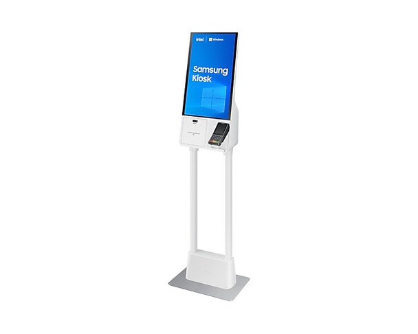 Samsung LH24KMC3BGCXZC Signage Display Kiosk design 61 cm (24") LED 250 cd/m² Full HD White Touchscreen Built-in processor Windows 10 IoT Enterprise 887276754000