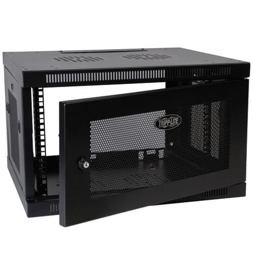 Tripp Lite 6U Low-Profile Wall Mount Rack Enclosure Server Cabinet, Deep 46183