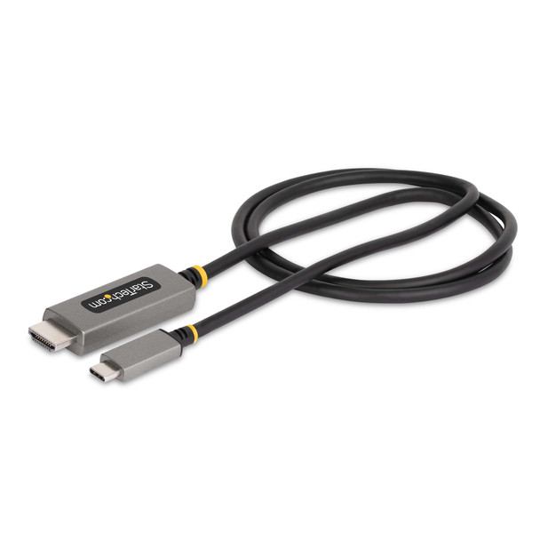 StarTech.com 3ft (1m) USB-C to HDMI Adapter Cable, 8K 60Hz, 4K 144Hz, HDR10, USB Type-C to HDMI 2.1 Video Converter Cable, USB-C DP Alt Mode/USB4/Thunderbolt 3/4 Compatible - USB-C Laptop to HDMI Monitor 65030897426