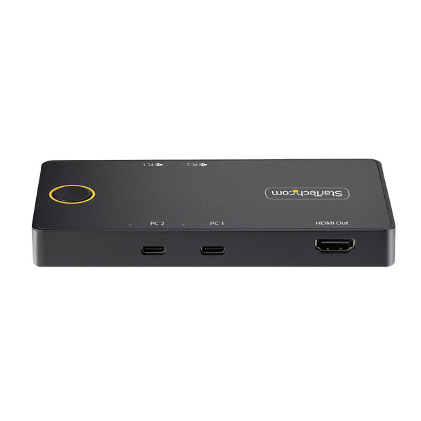 StarTech.com 2-Port USB-C KVM Switch, Single-4K 60Hz HDMI Monitor, Dual-100W Power Delivery Pass-through Ports, Bus Powered, USB Type-C/USB4/Thunderbolt 3/4 Compatible - Small Form Factor 65030897648