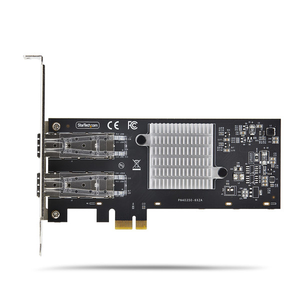 StarTech.com 2-Port GbE SFP Network Card, PCIe 2.0 x1, Intel I350-AM2 2x 1GbE Controller, 1000BASE Copper/Fiber Optic, Dual-Port Gigabit Ethernet NIC, Desktop/Server Backplanes - Windows and Linux Compatible 65030899918