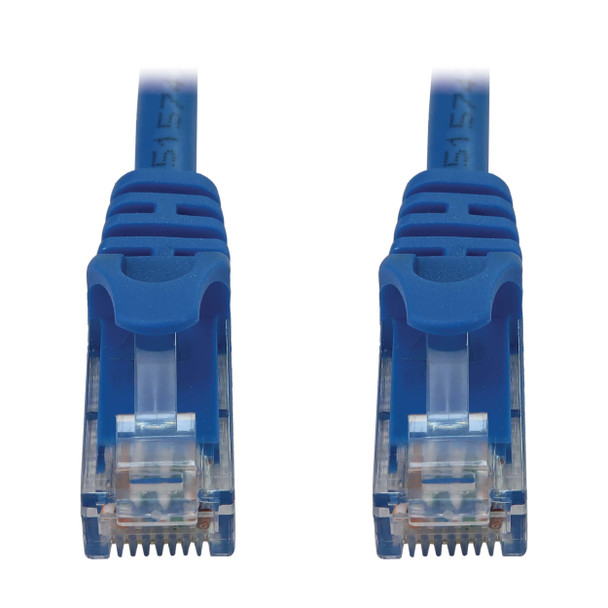 Tripp Lite N261-001-BL Cat6a 10G Snagless Molded UTP Ethernet Cable (RJ45 M/M), PoE, Blue, 1 ft. (0.3 m) 37332277213