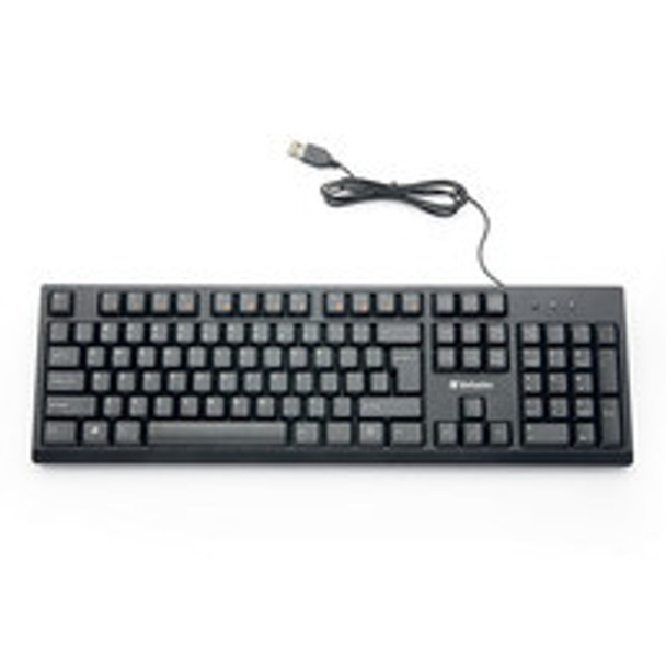 Verbatim 70734 keyboard Mouse included USB QWERTY Black 23942707349