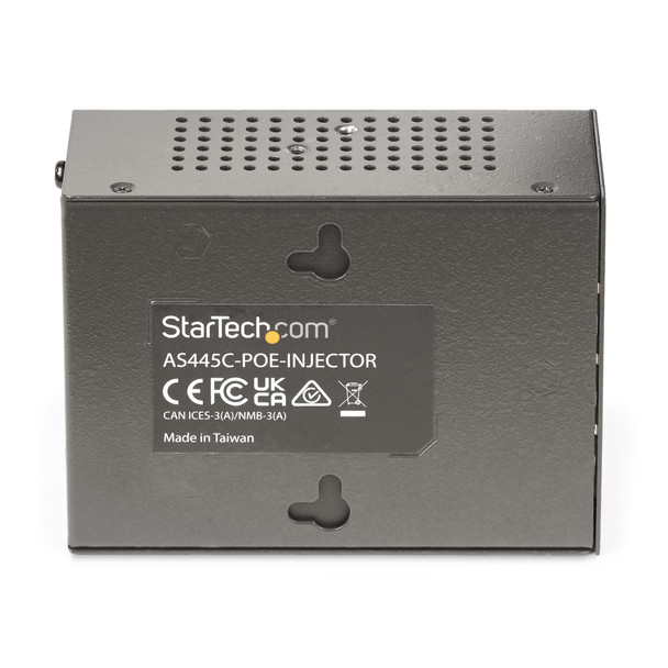 StarTech.com 4-Port Multi-Gigabit PoE++ Injector, 5/2.5G Ethernet (NBASE-T), PoE/PoE+/PoE++ (802.3af/802.3at/802.3bt), 160Watts Power Budget, Wall/DIN Rail Mountable, Unmanaged 065030900928 AS445C-POE-INJECTOR
