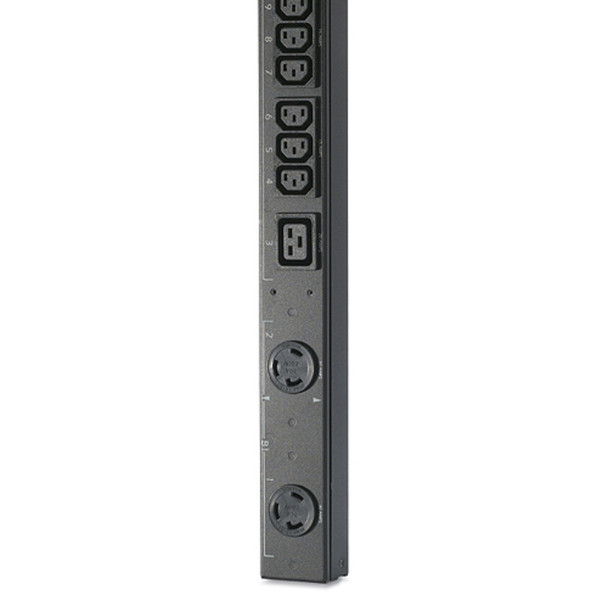 APC AP7869B power distribution unit (PDU) 30 AC outlet(s) 0U Black  AP7869B