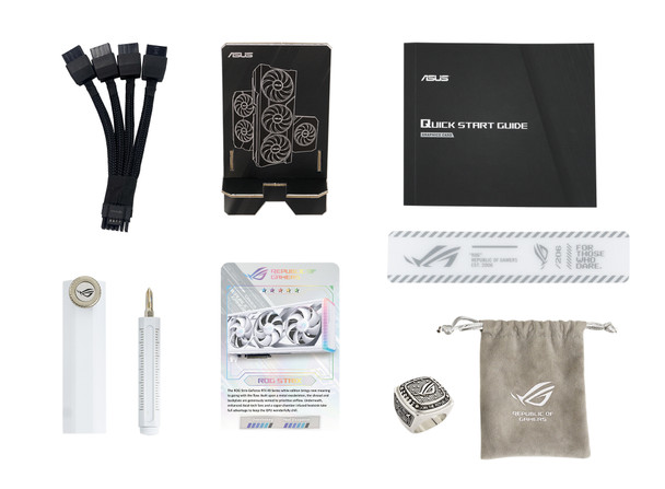 ASUS ROG -STRIX-RTX4090-O24G-WHITE NVIDIA GeForce RTX 4090 24 GB GDDR6X 197105016422 ROG-STRIX-RTX4090-O24G-WHITE