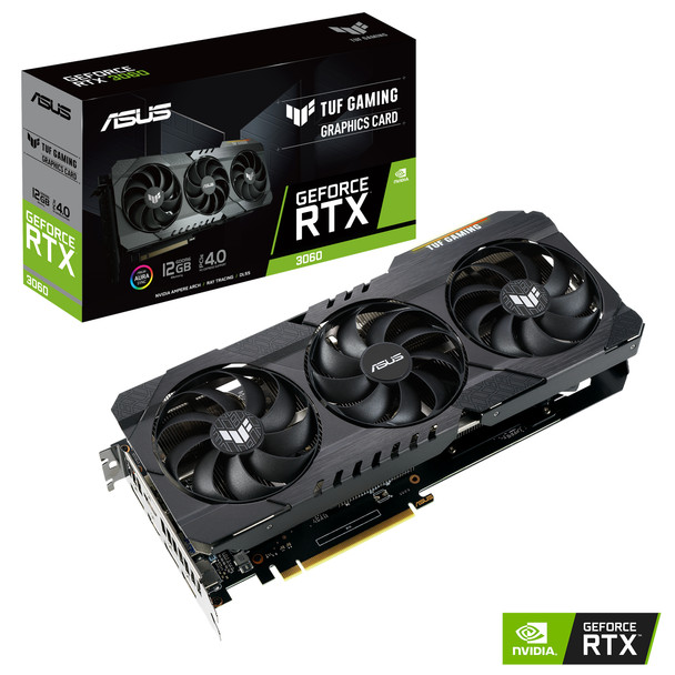 ASUS TUF Gaming TUF-RTX3060-12G-V2-GAMING NVIDIA GeForce RTX 3060 12 GB GDDR6 195553310291 TUF-RTX3060-12G-V2-GAMING