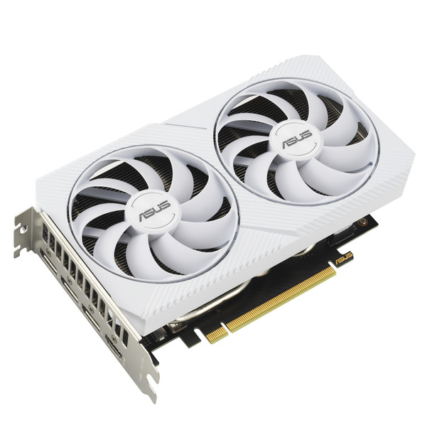 ASUS DUAL-RTX3060-O12G-WHITE graphics card NVIDIA GeForce RTX 3060 12 GB GDDR6 197105125339 DUAL-RTX3060-O12G-WHITE