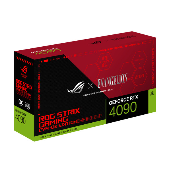 ASUS ROG -STRIX-RTX4090-O24G-EVA-02-EDITION NVIDIA GeForce RTX 4090 24 GB GDDR6X 197105246560 ROG-STRIX-RTX4090-O24G-EVA-02-EDITION
