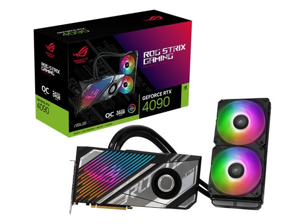 ASUS ROG -STRIX-LC-RTX4090-O24G-GAMING NVIDIA GeForce RTX 4090 24 GB GDDR6X 197105217379 ROG-STRIX-LC-RTX4090-O24G-GAMING