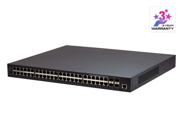 ATEN ES0152P network switch Managed L3 Gigabit Ethernet (10/100/1000) Power over Ethernet (PoE) 1U Black  ES0152P