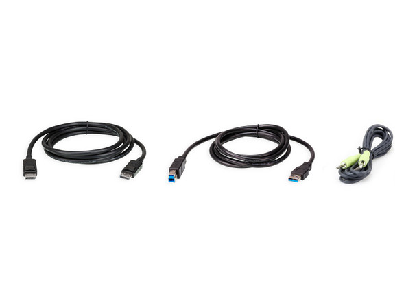 ATEN 2L-7D02UDPX3 KVM cable Black 1.8 m 672792012464 2L7D02UDPX3