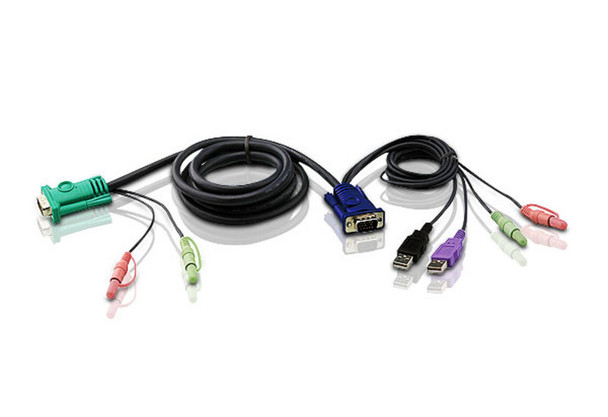 ATEN USB KVM cable Black 5 m 672792100017 2L5303UU
