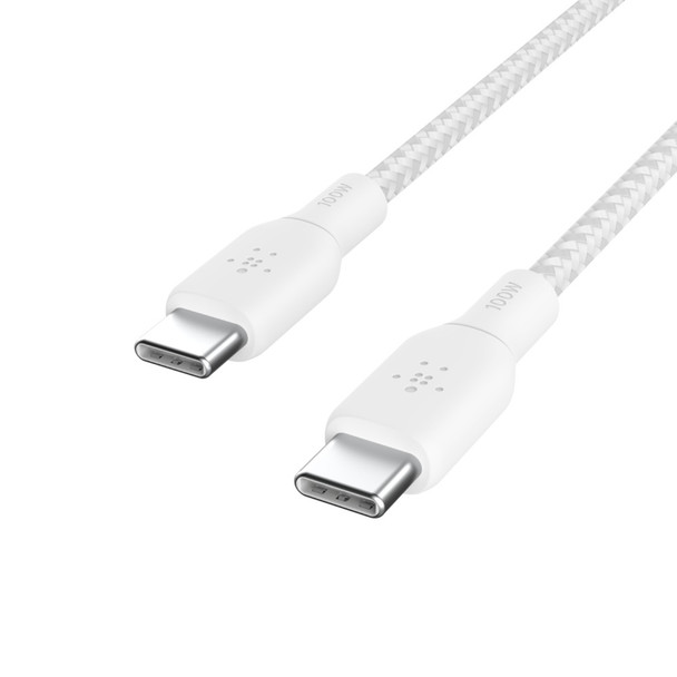Belkin BOOST CHARGE USB cable 2 m USB 2.0 USB C White 745883842094 CAB014BT2MWH