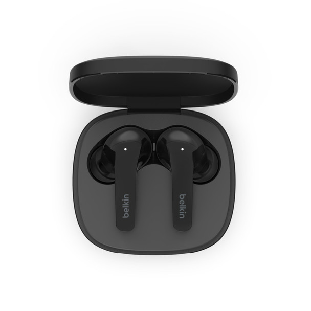 Belkin SOUNDFORM Flow Headset Wireless In-ear Calls/Music USB Type-C Bluetooth Black 745883834808 AUC006BTBK